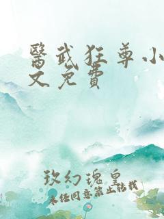 医武狂尊小说全文免费