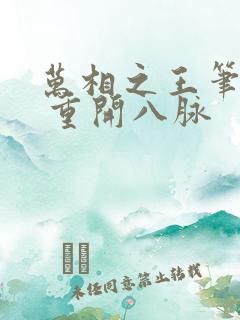 万相之王笔趣阁 重开八脉
