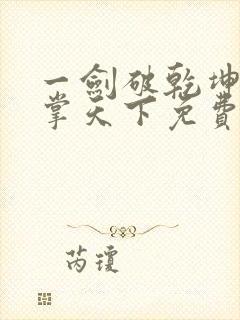 一剑破乾坤一手掌天下免费阅读笔趣阁