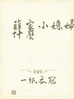 薛家小媳妇讲的什么