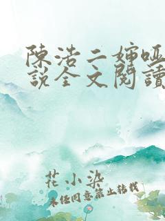 陈浩二婶哑巴小说全文阅读免费
