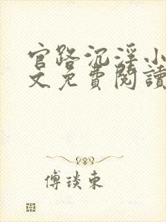 官路沉浮小说全文免费阅读奇书