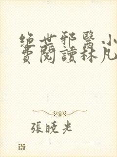 绝世邪医小说免费阅读林凡叶惜