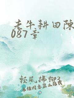 老牛耕田陈雪1087章