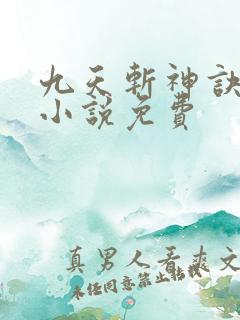 九天斩神诀林辰小说免费