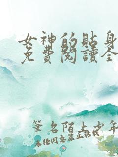 女神的贴身高手免费阅读全
