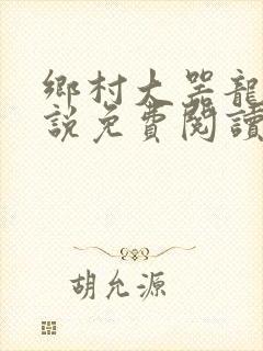 乡村大器龙根小说免费阅读