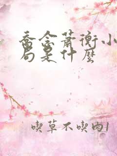 乔念萧衡小说结局是什么