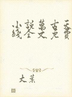 小说万古天帝在线全文免费阅读