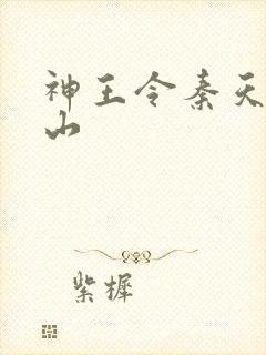 神王令秦天苏北山