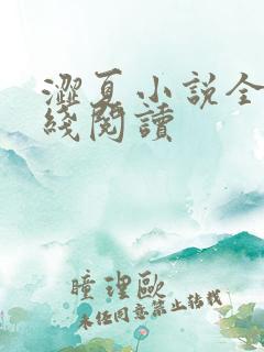 涩夏小说全文在线阅读