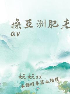 操亚洲肥老熟女av