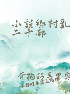 小说乡村乱情第二十部
