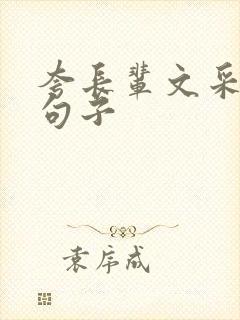 夸长辈文采好的句子