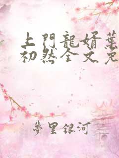 上门龙婿叶辰萧初然全文免费阅读无弹窗