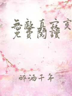 无敌真寂寞小说免费阅读