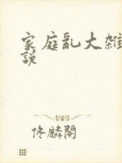 家庭乱大杂烩小说