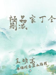 极品家丁全本无删减