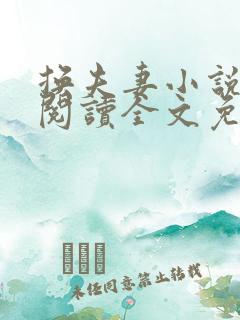 换夫妻小说免费阅读全文免费阅读