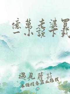 亿万老婆买一送一小说下载txt