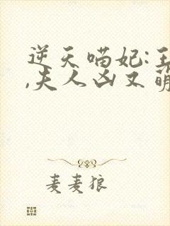 逆天喵妃:王爷,夫人凶又萌