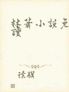 林萧小说免费阅读
