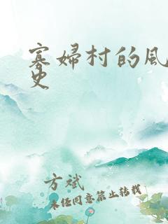 寡妇村的风流艳史