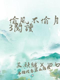 偷风不偷月番外3阅读