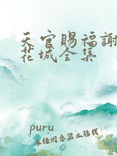天官赐福谢怜/花城全集