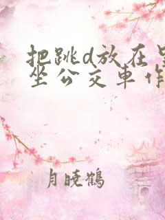 把跳d放在里面坐公交车作文