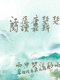 江辰唐楚楚在线阅读最新