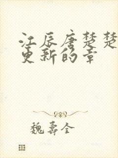 江辰唐楚楚刚刚更新的章
