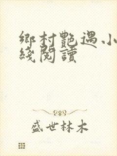 乡村艳遇小说在线阅读