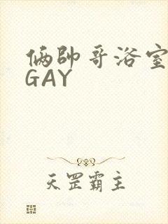 俩帅哥浴室互攻GAY