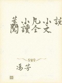 叶小凡小说免费阅读全文