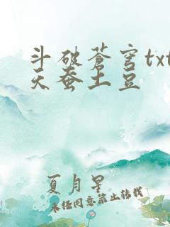 斗破苍穹txt天蚕土豆
