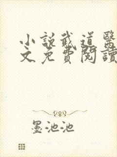 小说武道医王全文免费阅读