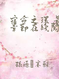 宿命之环 最新章节在线阅读