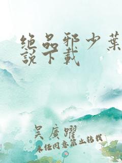 绝品邪少叶潇小说下载
