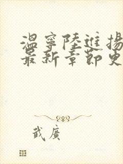 温宁陆进扬小说最新章节更新