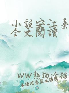 小说安江秦盼儿全文阅读