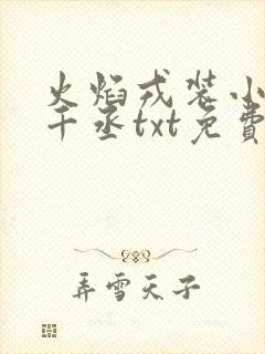 火焰戎装小说水千丞txt免费下载