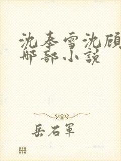 沈奉雪沈顾容是哪部小说