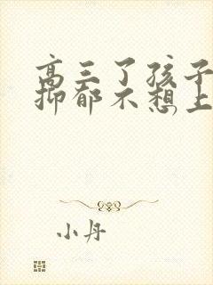 高三了孩子实在抑郁不想上学怎么办