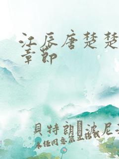 江辰唐楚楚最新章节