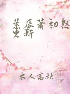 叶辰萧初然更快更新