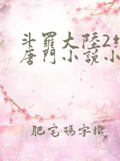 斗罗大陆2绝世唐门小说小说