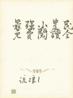 最强小农民李甜免费阅读全文