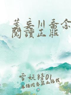 叶妄川乔念免费阅读正版
