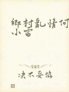 乡村乱情何秋敏小雷